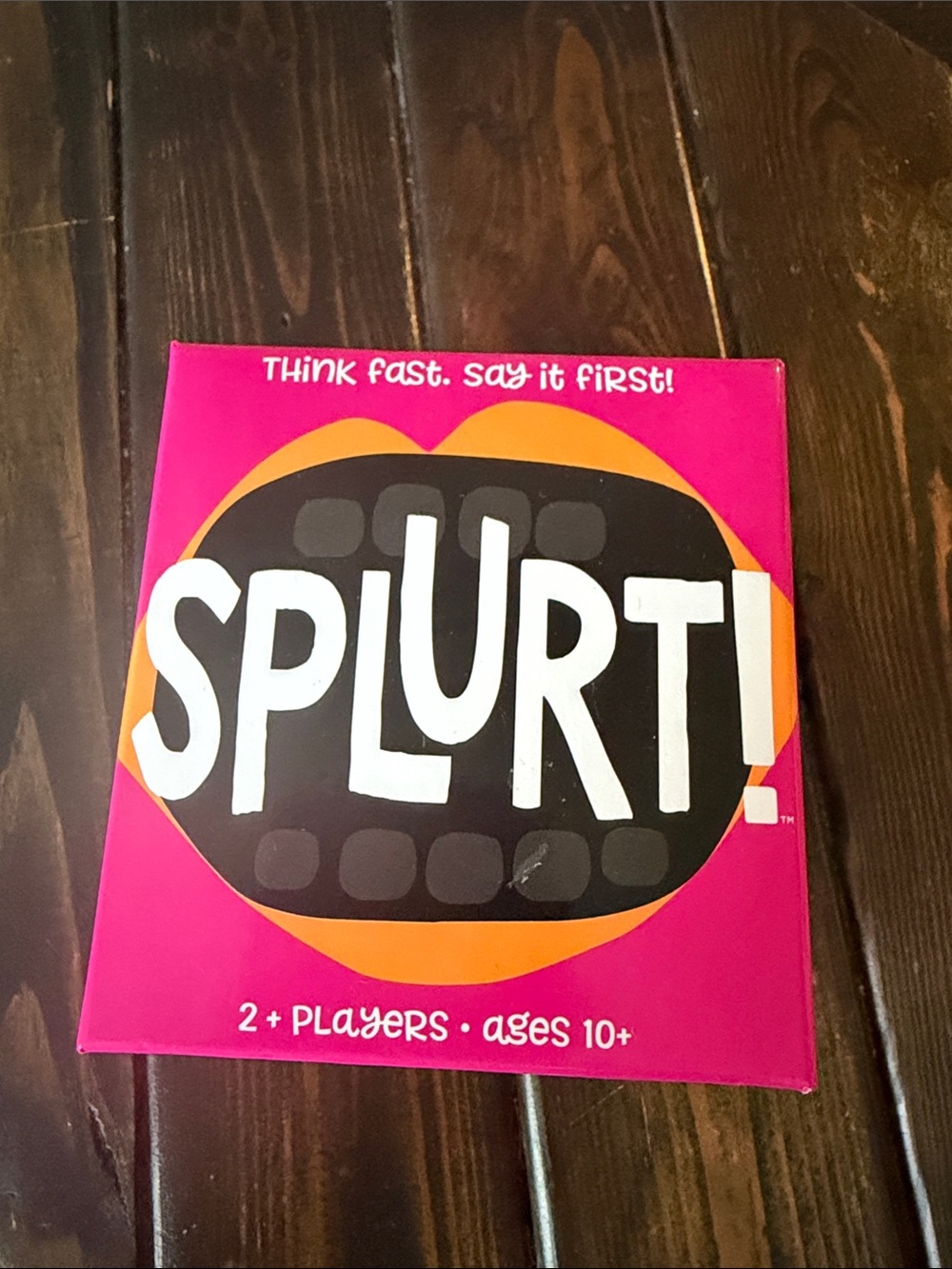 Splurt! Party Word Game - Hot Pink & Black Box